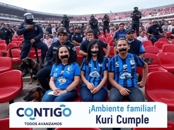 Disfrutemos en familia 🇪🇪🥰🏟️

<a href="/gobqro/">Gobierno del Estado de Querétaro</a> <a href="/Club_Queretaro/">Gallos Blancos 🐓</a>