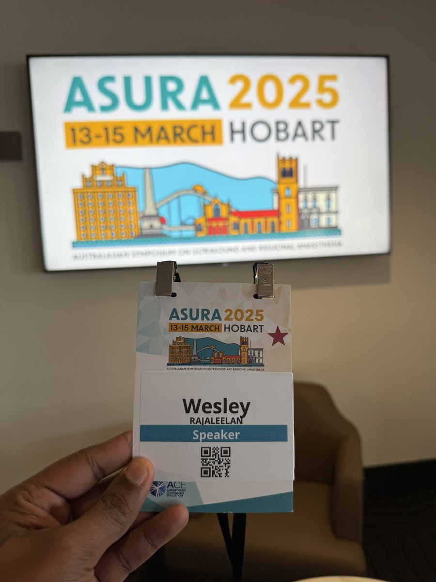 Absolutely stoked to be in Hobart, Tasmania for the #ASURA25 Looking forward to connecting with old colleagues, friends and making new friends