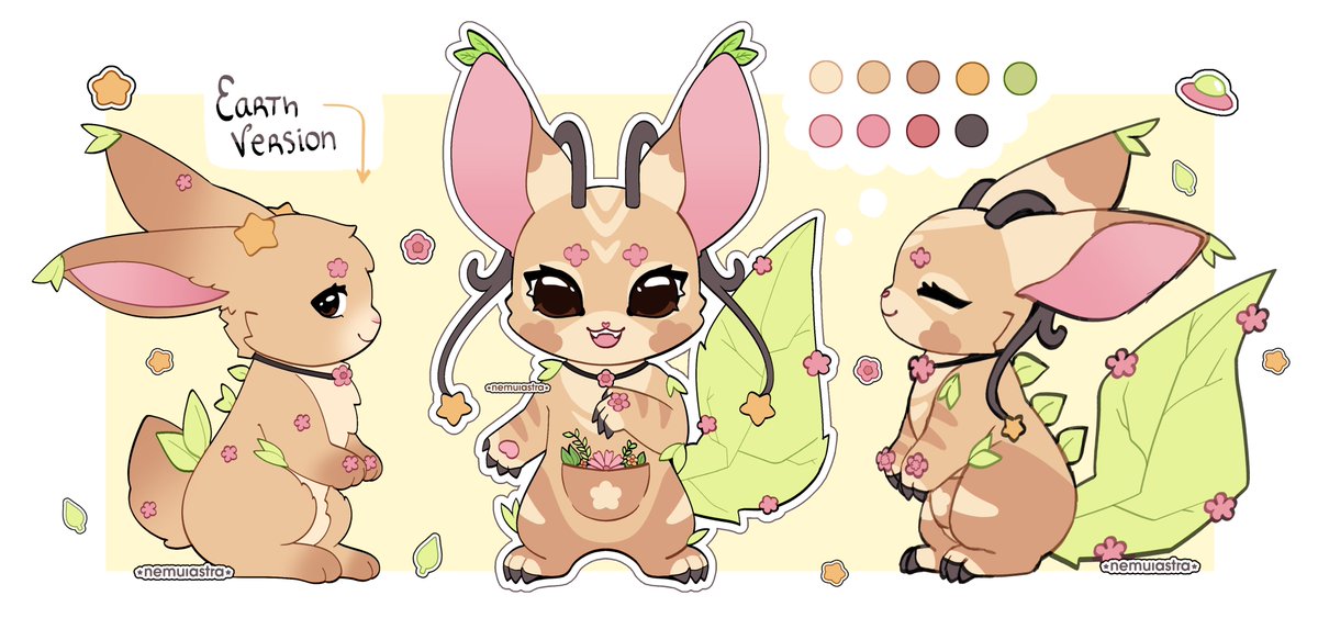 saurawr_'s tweet image. I think I haven&apos;t introduced you to my chat mascot yet! Please meet Milo 🌸 #saurawrt

Milo is the one of many representatives of the snuggie specie! Snuggies can transform between their original and more casual, bunny like form 🐇

Here is how YOU can become my snuggie ↷