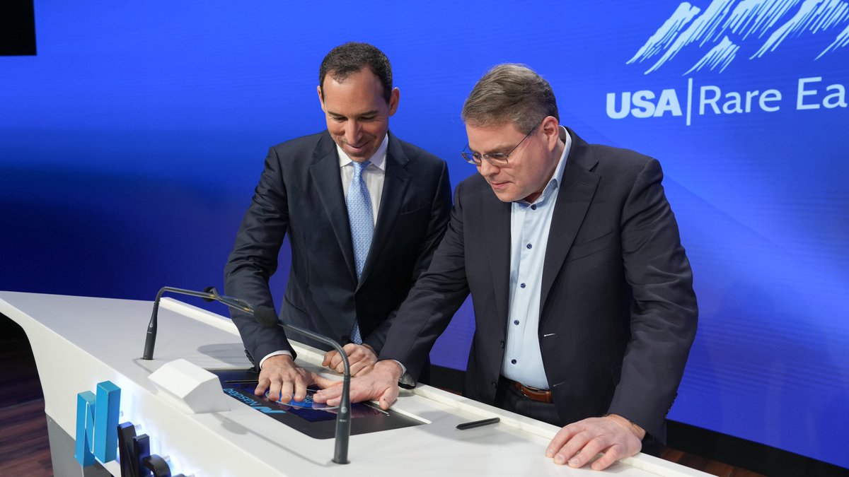 A monumental day for USA Rare Earth! 🎉

Today, we rang the <a href="/Nasdaq/">Nasdaq</a> Opening Bell on our first day listed as a public company under the ticker $USAR.

Exciting things ahead!📈

#stocks #investing #rareearths