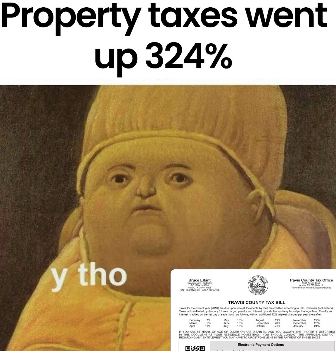 OwnwellOfficial's tweet photo. When property taxes skyrocket... #PropertyTaxShock #TaxIncreases #HomeownerProbs https://t.co/QUKNCXHAk2