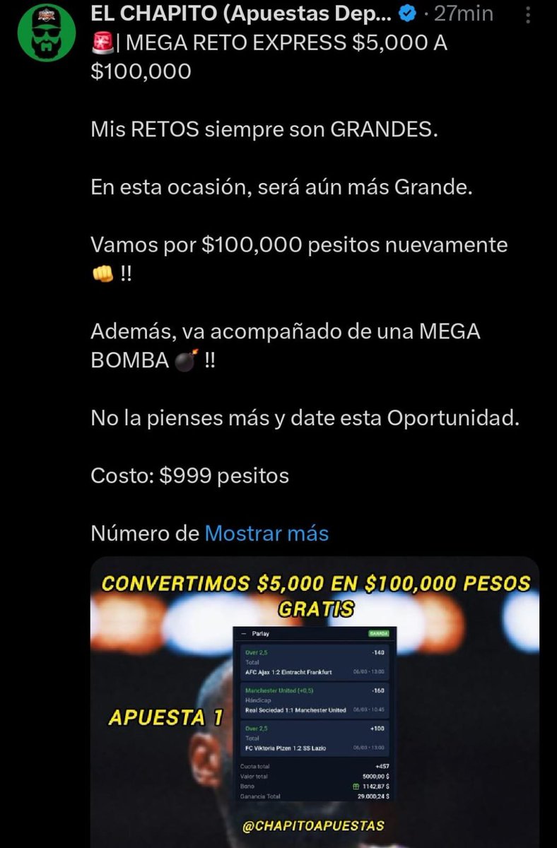 reypicks1_'s tweet photo. 🔥 VIERNES DE RETO CHILL PARA LIGA MX 🔥

💰 ¿QUIÉN QUIEREN QUE LIDERE EL RETO? 💰

❤️ ME GUSTA = DIEGO PALAFOX
🔁 RT = CHAPITO

‼️ ES MOMENTO DE VOTAR, MIS BROS! 🚀🔥
DISPONIBLE: https://t.co/kau7O75KYk https://t.co/G5NQGloHAb