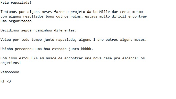 rem1x (@victorem1x) on Twitter photo 🚨F/A🚨
Salve rapeize, projetinho do UnoMille foi de desmanche kkkkkkk
Hora de novos ares!
RT <3
Quem sabe um Uno 2.0 ai👀
Valeu pelo tempo meus chegado <a href="/zmbLeo/">Leonardo “zmb” Toledo</a> <a href="/realz1nfps/">Realz1n</a> <a href="/xampCS/">Xamp</a> <a href="/bnccsgo/">bnc</a> <a href="/cerol011/">cerolziN kit bota</a> <a href="/r4ulCS/">r4ul</a> <a href="/Leomonsterfps/">Leomonster</a> 🚨F/A🚨
Salve rapeize, projetinho do UnoMille foi de desmanche kkkkkkk
Hora de novos ares!
RT <3
Quem sabe um Uno 2.0 ai👀
Valeu pelo tempo meus chegado <a href="/zmbLeo/">Leonardo “zmb” Toledo</a> <a href="/realz1nfps/">Realz1n</a> <a href="/xampCS/">Xamp</a> <a href="/bnccsgo/">bnc</a> <a href="/cerol011/">cerolziN kit bota</a> <a href="/r4ulCS/">r4ul</a> <a href="/Leomonsterfps/">Leomonster</a>