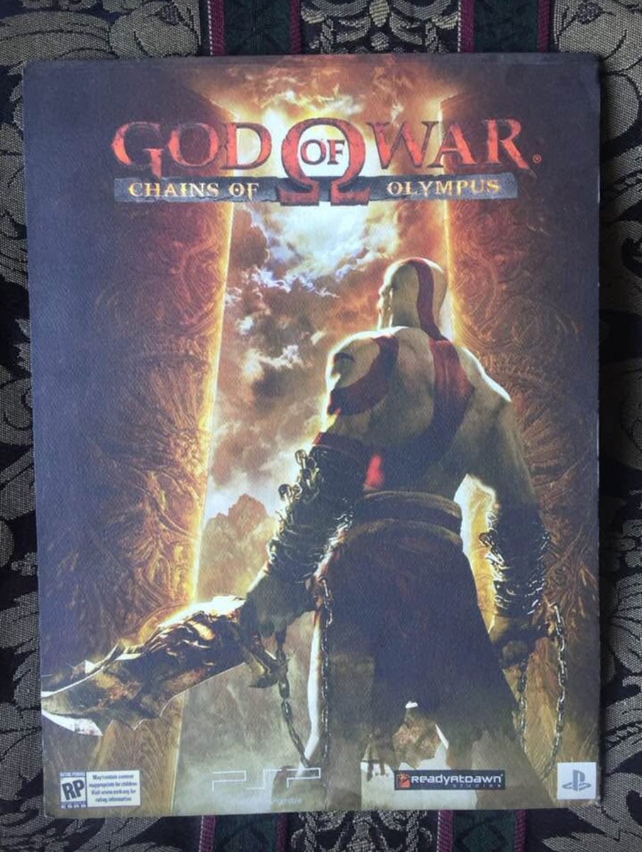 Mojica_Rosas's tweet photo. Here we go with some god of war curiosities of god of war chains of Olympus for #godofwarweek
1 God of war chains of Olympus is the unique game that has 2 press kits 1 launched for U.S and the other one for Europe.
2 God of war chains of Olympus is the only game that Kratos doesn’t use any rage mode.
3 God of war chains of Olympus PSP bundles U.S/ MEX are one of the most difficult items to get nowadays, this is because they are extremely rare and expensive. (2000 dollars or more for a brand new piece)
4 God of war chains of Olympus is the only game that Kratos lost and regains all his powers again.
Happy God of war Week Spartans! 🎉🥳🎊