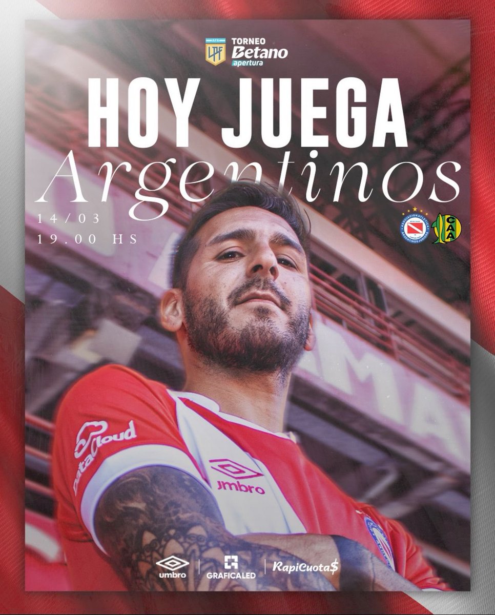 #AAAJ Spieltag 🔟

🏆 <a href="/LigaAFA_Eng/">Liga Profesional Eng</a> 
🆚 Aldosivi
🏟️ Diego Armando Maradona Stadium
⏱️ 7:00PM 🇦🇷  / 11:00PM 🇩🇪 
⚖️ Yael Falcón Pérez 
📺 Disney +