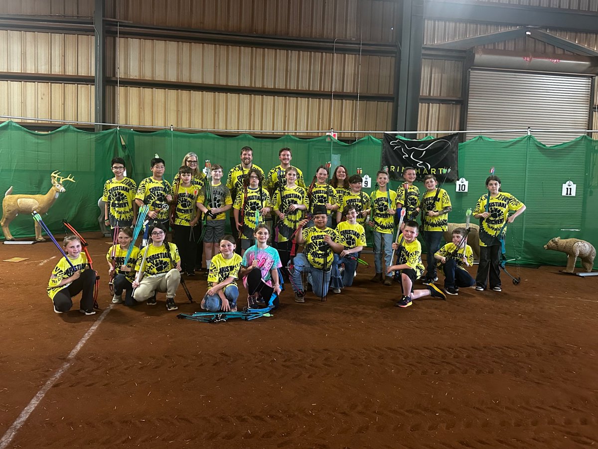 The <a href="/ChristianaES1/">Christiana ES</a> Archery team just finished their last flight at the  TN State Archery Tournament. Awards are at 5:00 tonight to find out how we did!! So proud of our archers.
