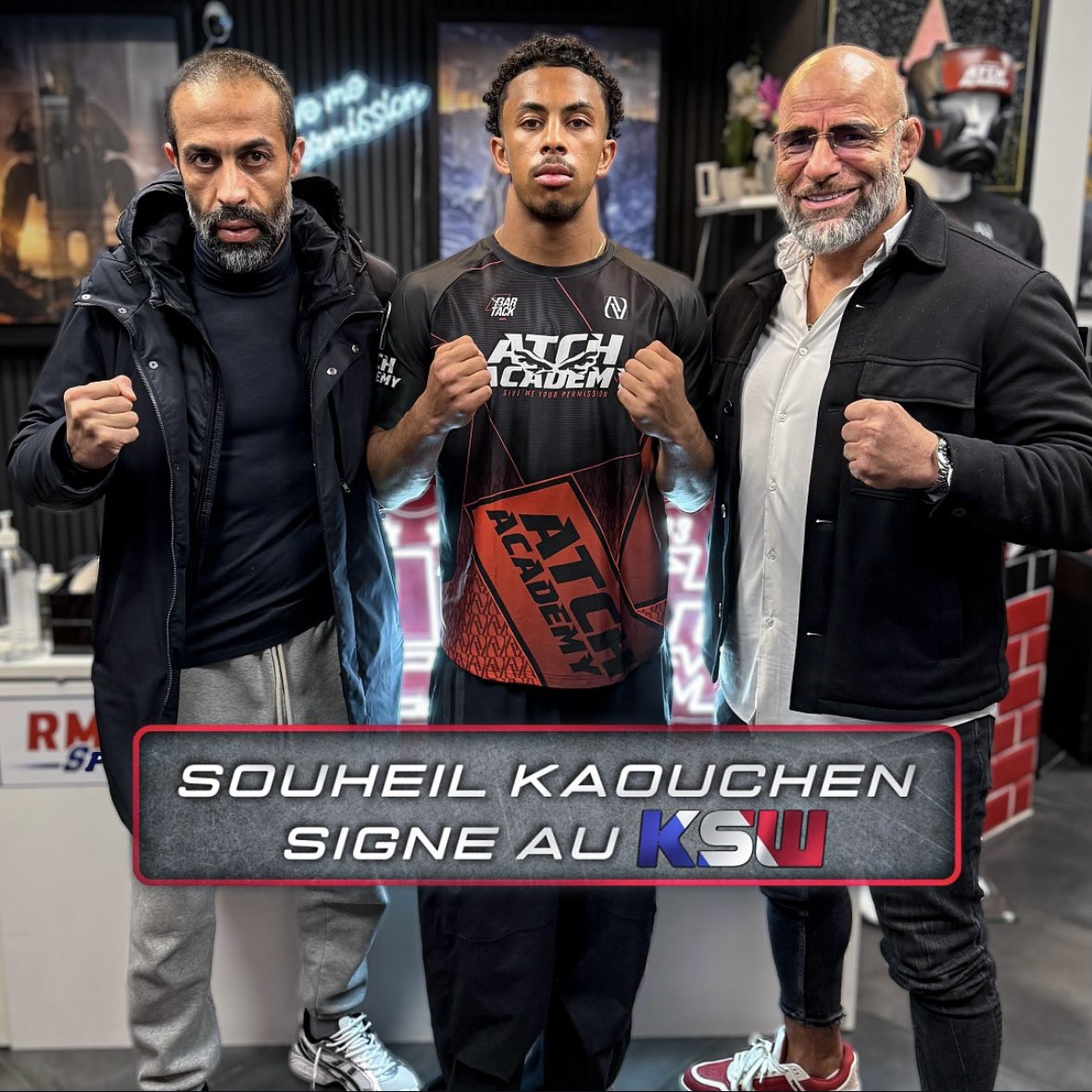 atchacademy's tweet image. 🚨OFFICIEL : Souheil KAOUCHEN rejoint le KSW 🚨
Invaincu chez les amateurs, l’étoile montante du MMA français signe son premier contrat pro dans la plus grande organisation d’Europe à 18 ans ! 💫