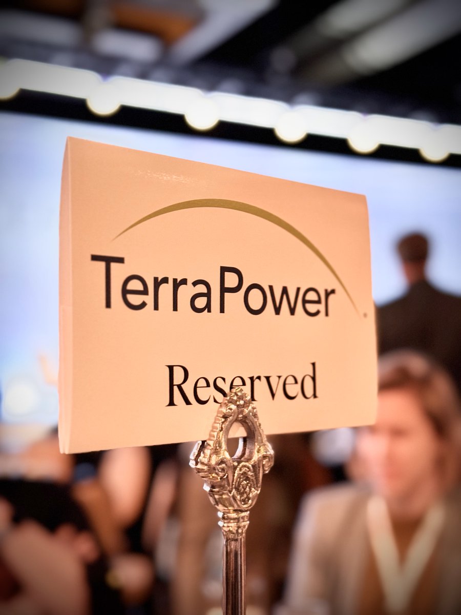 TerraPower's tweet image. That’s a wrap on #CERAWeek! TerraPower was proud to join global energy leaders to discuss the role of advanced nuclear and Natrium® technology in energy expansion. Exciting conversations, great connections and a bright future ahead! #NuclearInnovation