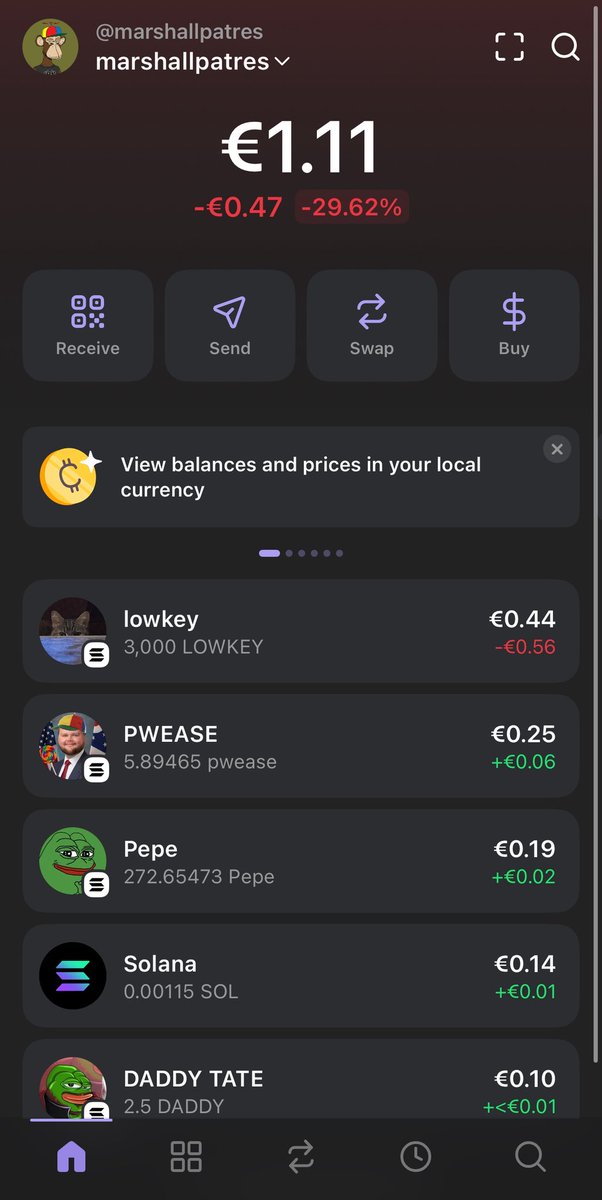marshallpatres's tweet photo. Can someone send me some tokens? 
I accept everything ✅
$SOL $PEPE $DADDY 
Let’s see what we can collect 👇 

HvpFNjbTqtWrMfM1iR2ep7k6TxjY7fWbpLACzxQAkHp https://t.co/VqNMxhj3nu