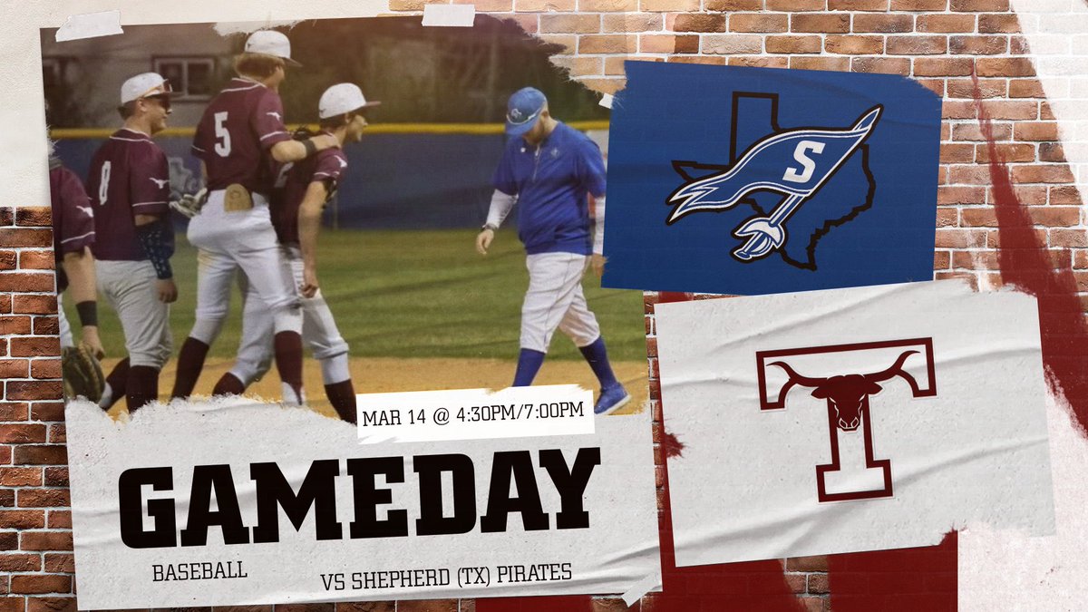 Tarkington_Bsbl's tweet photo. 🚨 GAMEDAY🚨

🆚 Shepherd Pirates
📆 March 14
⏰ 4:30/7pm
📍 Tarkington High School

#FER #tarkingtonbaseball https://t.co/Uxnx8LsPT4