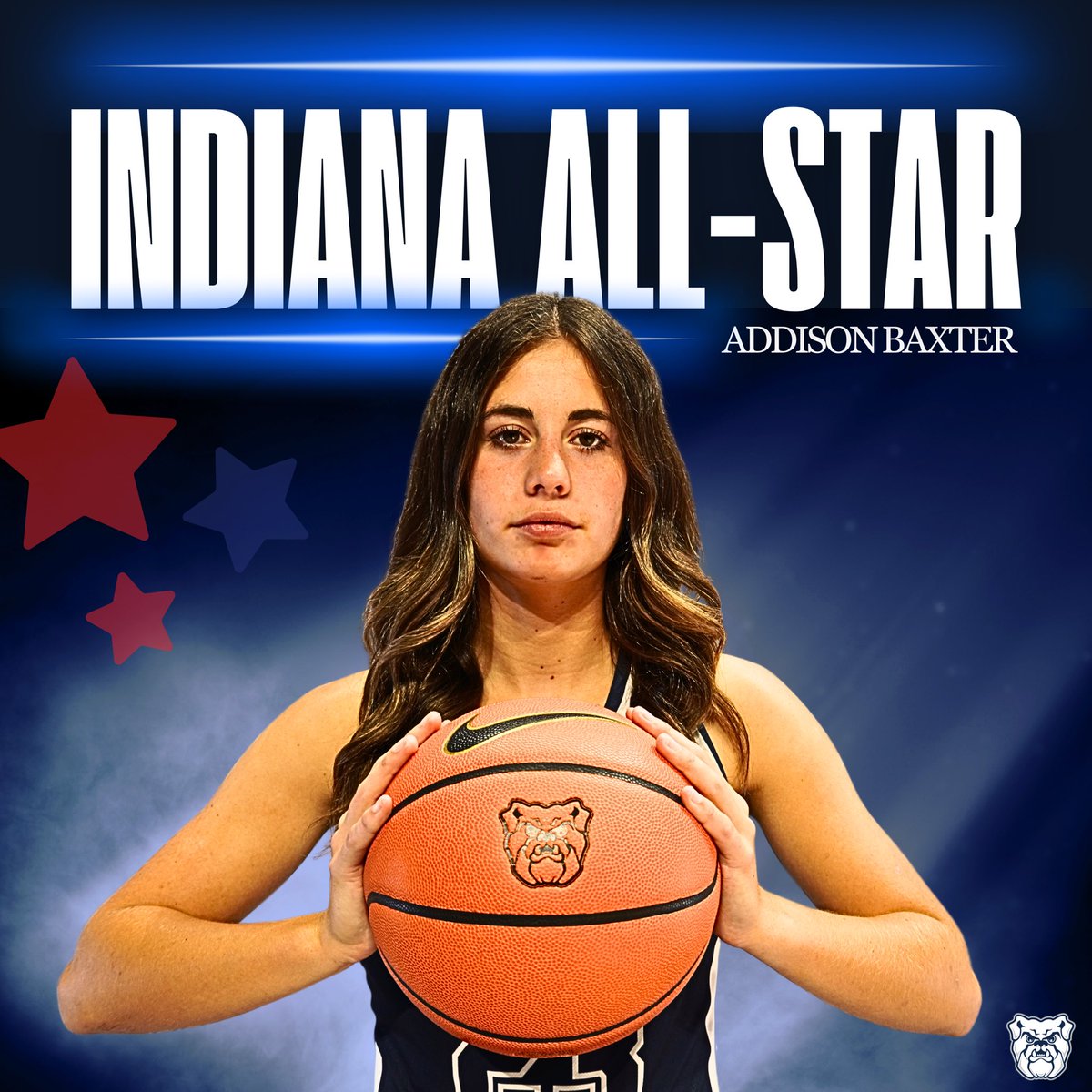 Addison Baxter is an INDIANA ALL-STAR! 🤩🏆

Columbia City’s all-time leader for career points (1,859), assists (523), steals (478) and field goals made. Averaged 24 points, 6.3 rebounds, 5.7 assists and 5.3 steals. She won 86 games over her four-year career.

#ButlerWay