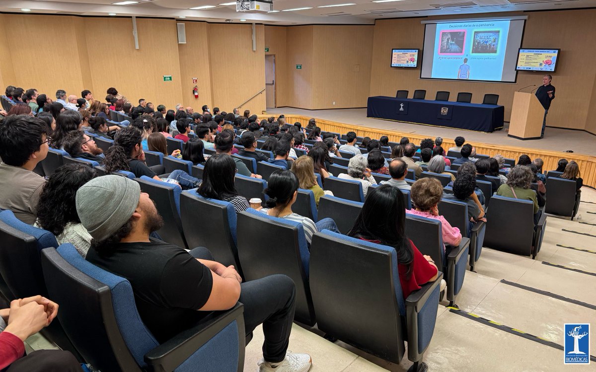 biomedicasunam's tweet image. Presenta el Dr. Francisco Sotres Bayón el Seminario Institucional: “El cerebro en alerta: cómo las emociones guían nuestras decisiones de supervivencia” en la Semana del Cerebro Biomédicas 2025 | #BrainAwarenessWeek #BrainWeek
