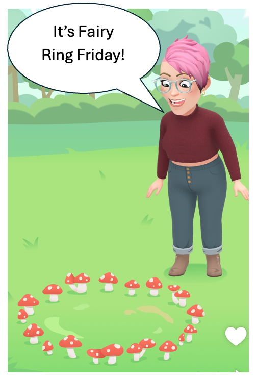Happy #FriskyFairyRingFriday! 🍄
