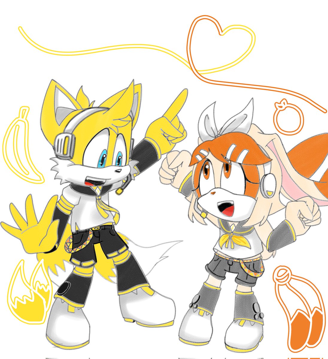 _mishimishii's tweet photo. Por fin los termine 😮💨 amo a mis bebés 🥰🥰
#Tailsmilesprower #Creamtherabbit #TailsxCream #Kagaminerin #Kagaminelen #RinxLen https://t.co/UIZ9XmOcUL