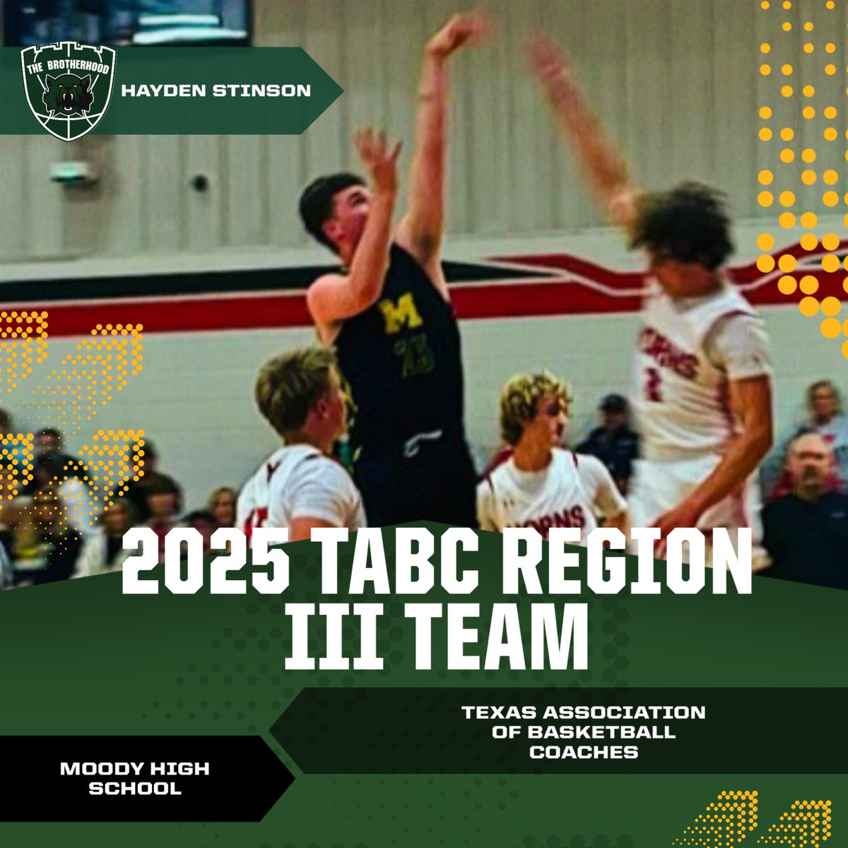 Coach_Garcia12's tweet photo. S/O to my guy! Hayden Stinson! Great earned honor. @Tabchoops @TDTSports @WacoTribSports We get him back for one more year! THE BROTHERHOOD https://t.co/PPqofgkYLs