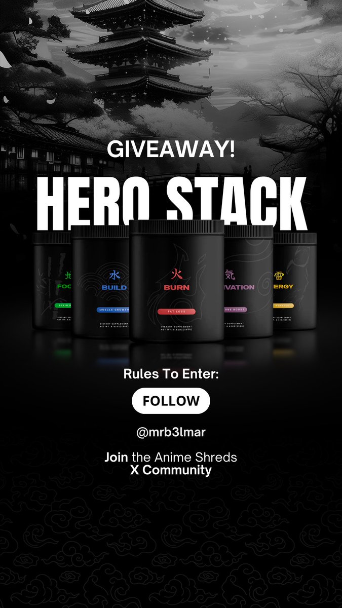 Giveaway Time🎋

I’ll be selecting 3 lucky winners to receive a free Hero Stack!

How To Enter:
1.Follow @mrb3lmar
2.Join My X Community: x.com/i/communities/…

Get 2 bonus entries if you retweet this post

Comment “done” once you’ve completed all the steps🥷