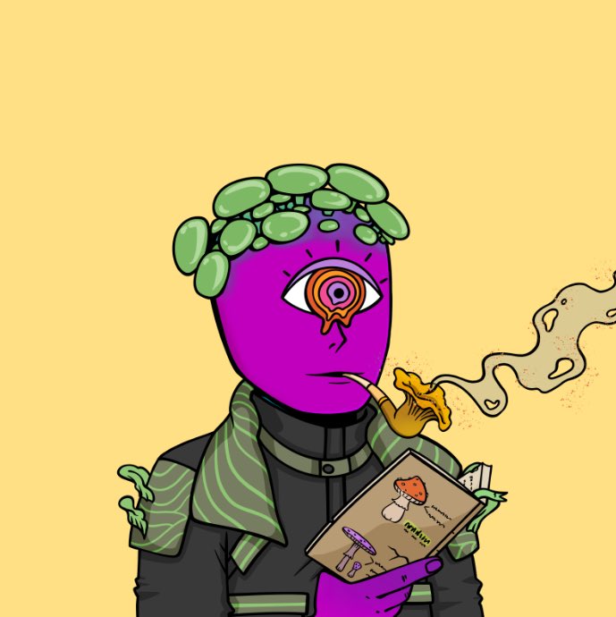 Sporey_io's tweet photo. Sporey’s out here redefining ‘high fashion’—literally. 🍄📖 When the drip is fungi and the wisdom is psychedelic, you know it’s another day in the Sporeyverse. #AdventuresofSporey #FollowTheOrangeRabbit https://t.co/3NHXkW7lLX