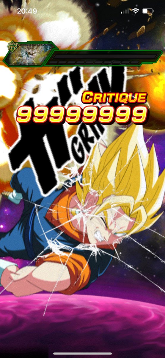 Une fois arrivé vers Gohan Beast, je vous conseille fortement de vous munir du calculateur pour être sûr de savoir si vous pouvez tank ou non :)

Conseil de pro : Vous pouvez transfo Gogeta 4 et les LR des 10 ans pour connaitre l'emplacement des spés ! Suffit de relancer le jeu