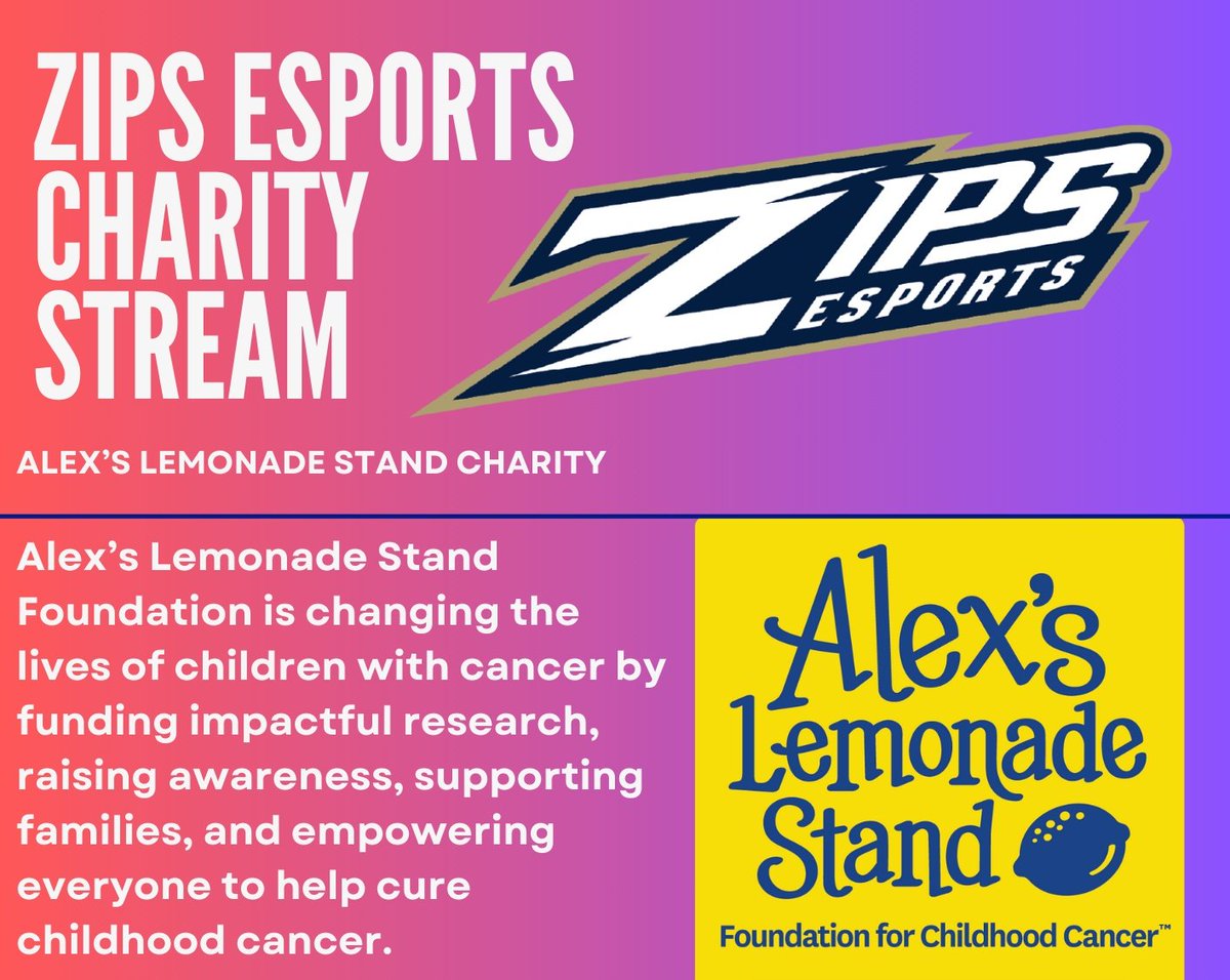 smb_0's tweet photo. TODAY'S THE DAY! 

The @ZipsEsports Charity stream begins at 5 PM EDT, and goes for 48 Hours! We are raising money for the Alex's Lemonade Stand Foundation, with a starting goal of $1,000! 

My segment starts at 8 PM EDT, where I'm playing @SpinRhythmGame ! 

Twitch / ZipsEsports https://t.co/tFnAx4y0T2