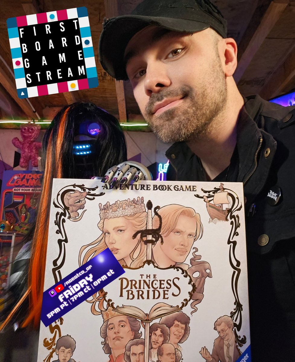 robotco_op's tweet image. Prepare to die!🎲 We&apos;re LIVE NOW with our first ever #boardgame #Livestream! It&apos;s a dozy with #theprincessbride Adventure Book Game! 

Join Us: youtube.com/live/mNFBR5ysu…

#80s #princessbride #asyouwish #twitchstreamer #mst3k #riffrax #improv #comedy
