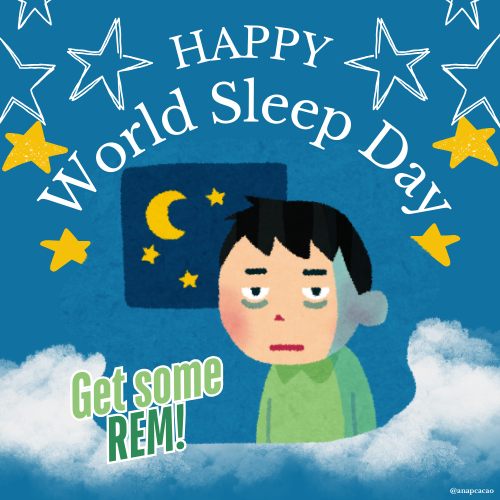 anapcacao's tweet photo. Let's commemorate #WorldSleepDay, my favorite holiday, celebrated daily.

#Sleep is a complex #neurobiological process crucial for memory consolidation, emotional regulation and glymphatic system function. 

Improving sleep quality results in many #cognitive benefits! https://t.co/qMYAhhXQqu