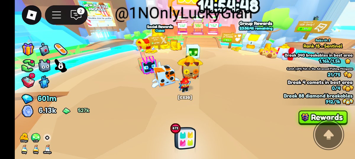 📣4X HUGES GIVEAWAY (2 WINNERS, 2 HUGES EACH) 📣

Requirements:

Follow @1NOnlyLuckyGian (Me) 🍀
🔄 Like and Retweet ❤
💬 Comment your Username 💬

2 winners announced in 2 DAYS! 📣

Goodluck🍀