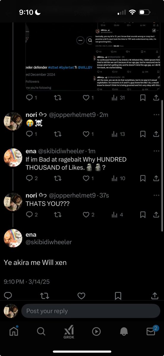 STFIVERELEASE's tweet photo. hey guys! Turns out it wasnt a minor in danger and a creep. it was skibidiwheeler and skibidibyers pretending to be them. pretending to be a pedophilic relationship :))) https://t.co/O61ZRvHVUz