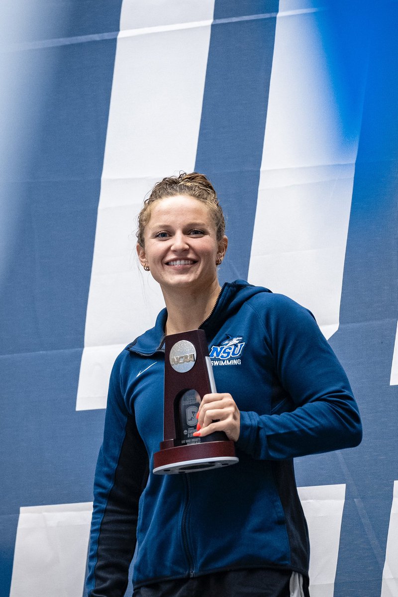 NSU_Swim's tweet image. With a time of 1:00.52, Claire Gass secures second in the 100 Breast!

#HungryForMore // #SharkCounty // #SharkInfestedWaters