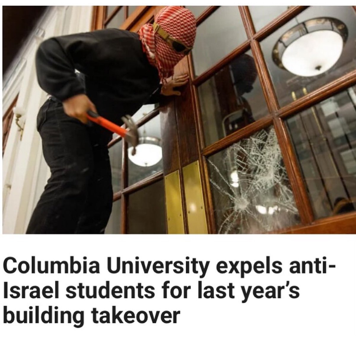 Smashing windows with hammers is not free speech.