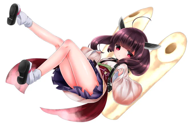 きりたん、実は黒いランドセルをしょってますლ(╹◡╹ლ) #ランドセルリメイクの日