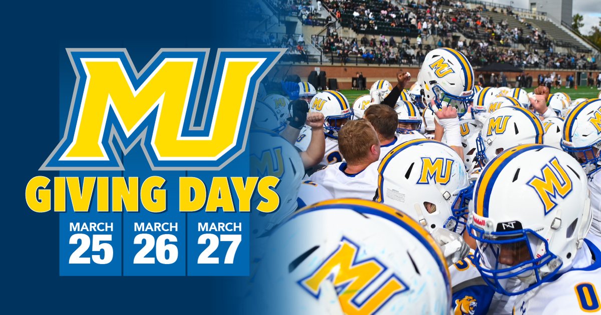 Misericordia Athletics Giving Days is almost here! Your support (March 25th – March 27th) fuels our student-athlete’s success! 💙💛 Make your pre-game gift online today at misericordia.edu/CougarsGive #GoCougars #GivingDays #Misericordia100
