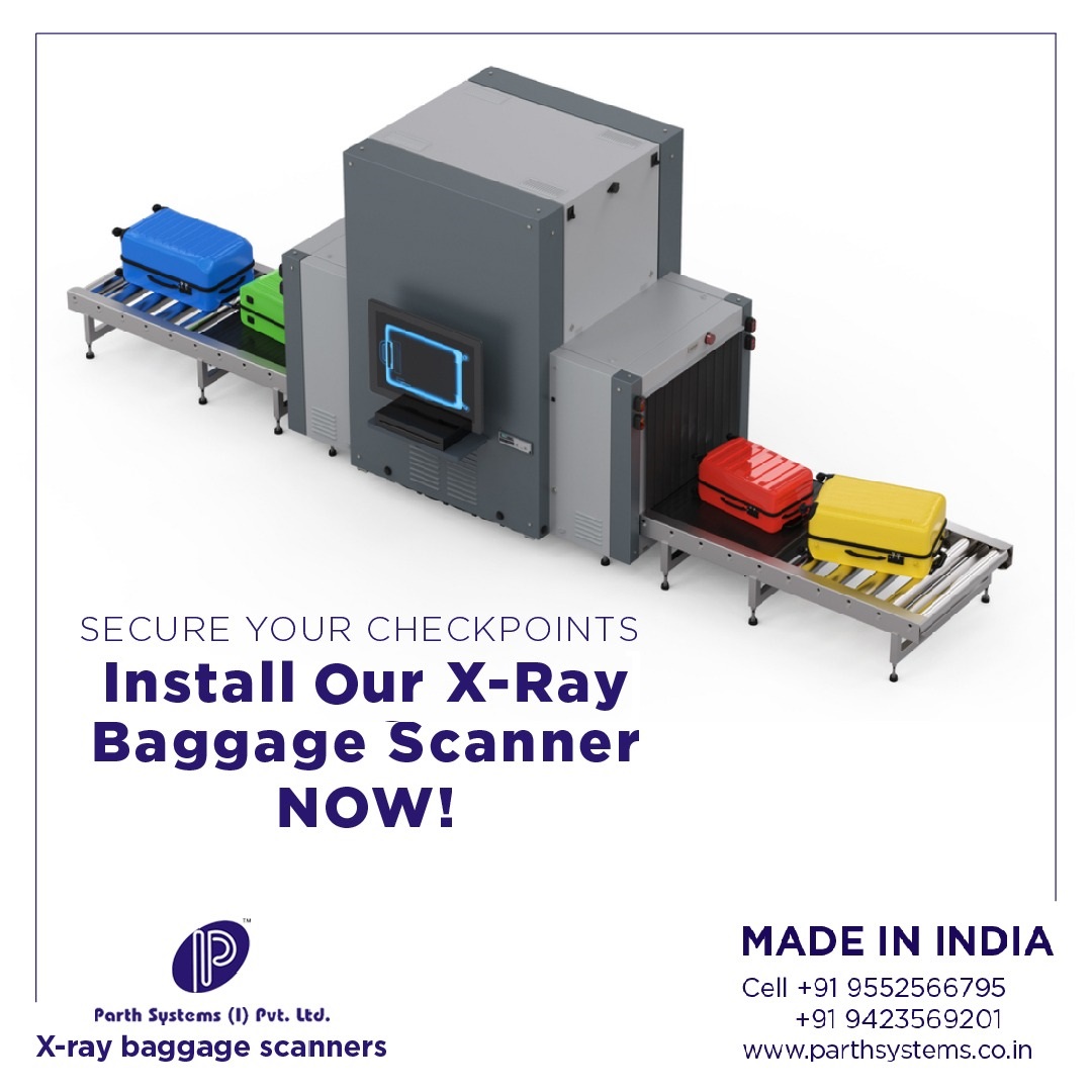 parsysipl's tweet image. &quot;Ensure Safety, Every Step of the Way – Install Our X-Ray Baggage Scanner Today!&quot;

#ParthSystems #india #ParthSystemsIndia #XRayScanner #SecuritySolutions #SafetyFirst #BaggageSecurity #AirportSecurity #SecureTravel #AdvancedSecurity #CrimePrevention #SafeTravels #TechForSafety
