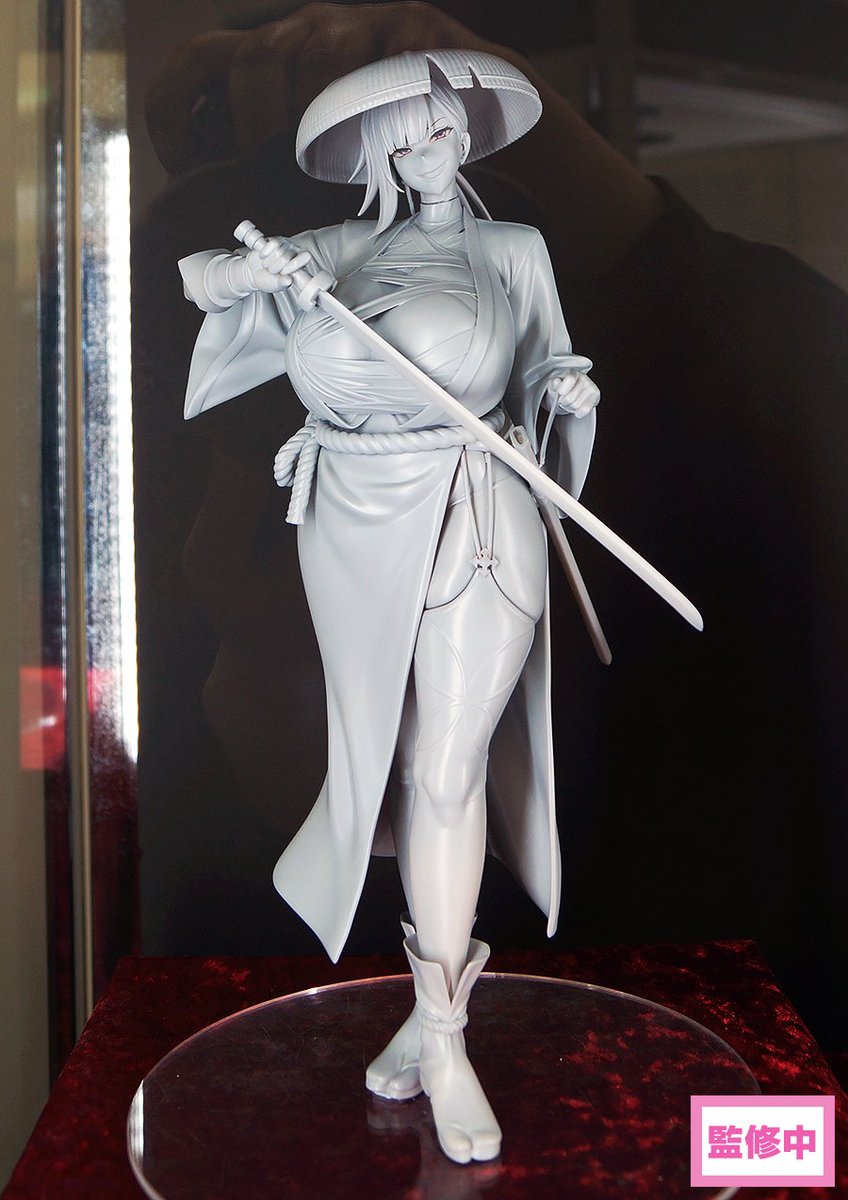 「【初お披露目】『対魔忍RPGX』より「RONIN 舞華姐さん」原型制作:miya」|ネイティブのイラスト