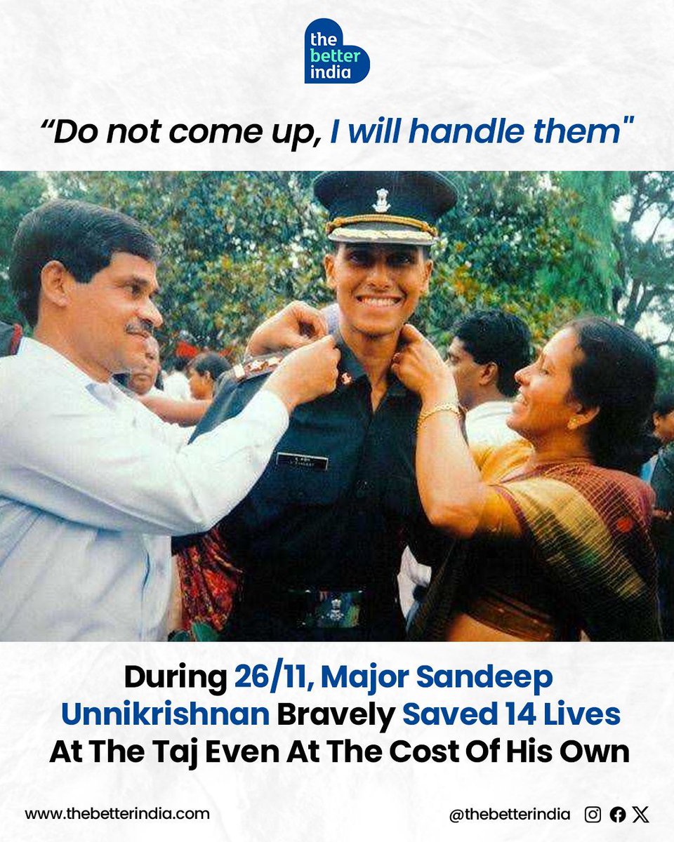 The 26/11 terrorist attacks shook the entire nation to its core — a day when countless people lost their loved ones.

That horrific attack claimed over 150 innocent lives. But amidst the chaos, some brave hearts stood tall against terror. One of them was Major Sandeep
