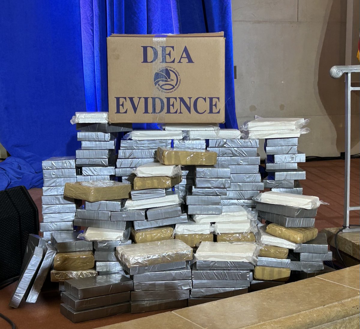“...180 [kg of Fentanyl] ..., in pure form, could kill 90 million people. That is the population of California, Texas, and Florida. That's what we're dealing with in our country,” said Attorney General Pamela Bondi <a href="/AGPamBondi/">Attorney General Pamela Bondi</a>   <a href="/TheJusticeDept/">U.S. Department of Justice</a>  #FightingFentanyl