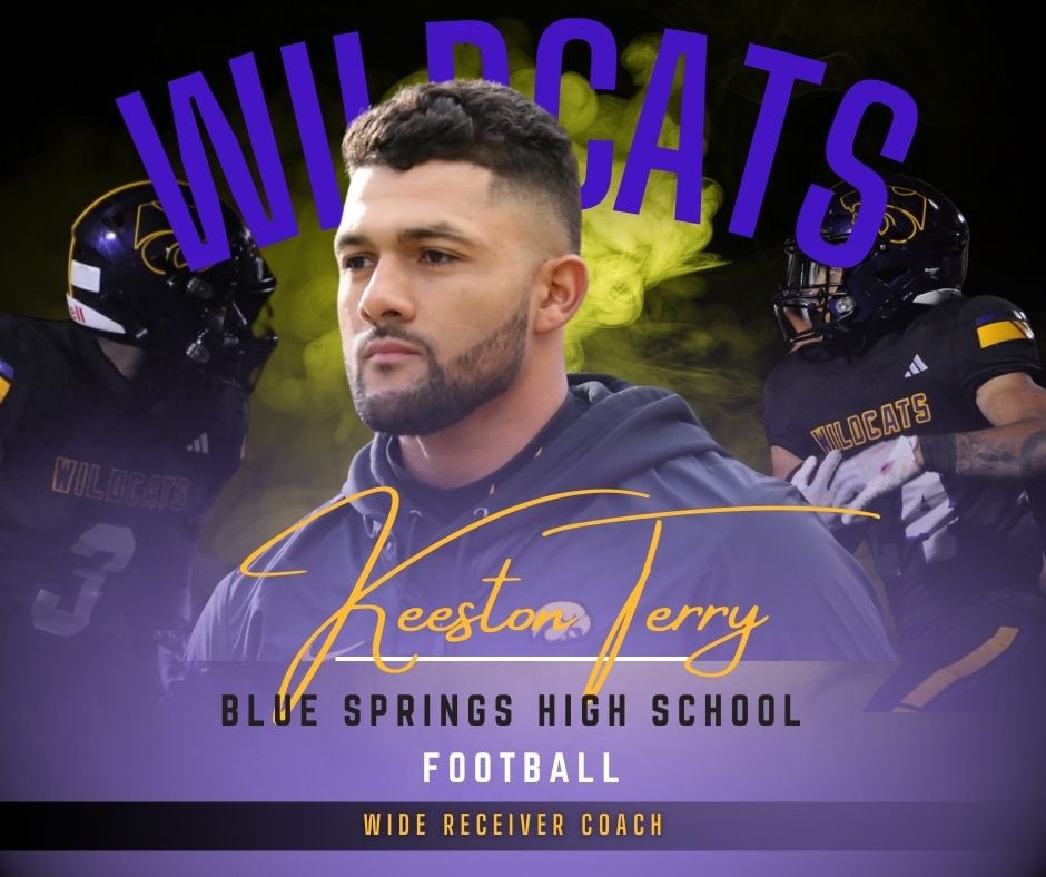 Wildcat Coaching Spotlight….

Keeston Terry: Wide Receivers.  

Keeston Terry, a 3x All-State player &amp; 2009 Otis Taylor Award winner and 2008 finalist at Blue Springs High School, is now our Wide Receivers Coach. A former 4-star recruit, Keeston played at the University of