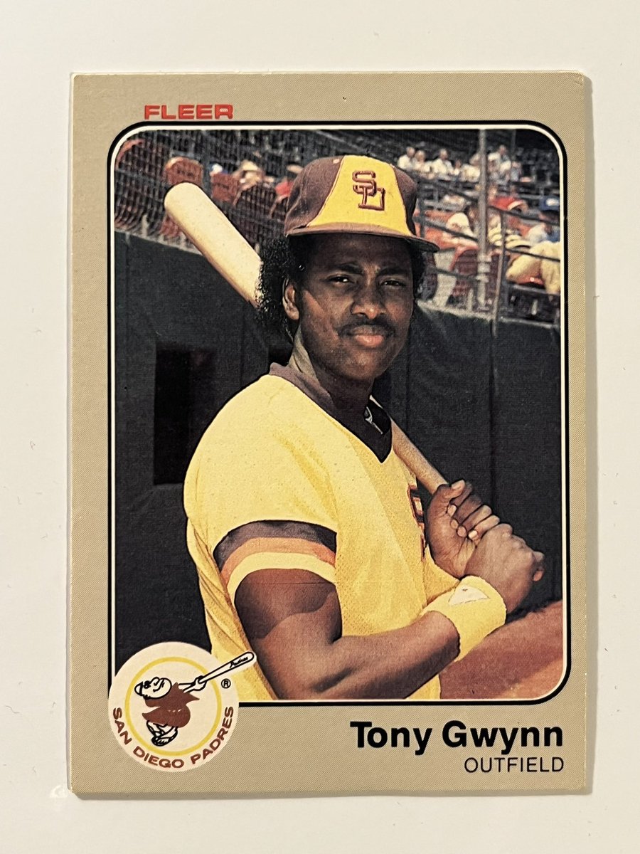 ScribSports's tweet photo. Since it’s the time of year for March Madness, let’s feature a really good college basketball player. Tony Gwynn set a school record with 590 assists on the hardwood for the San Diego State Aztecs!
#RandomCardFromMyCollection https://t.co/6vSki8trqq