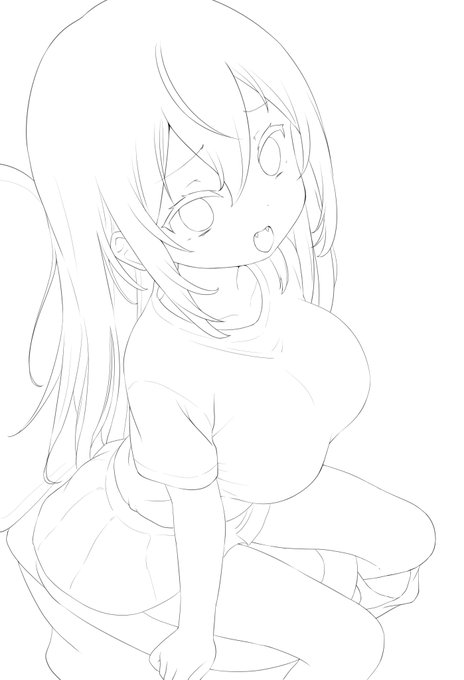 線画段階でボツになった子たち🥲 