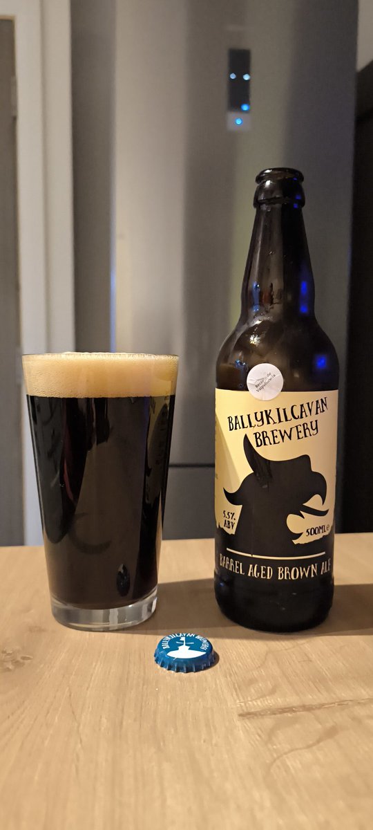 Paul O'Brien (@paulobrien10) on Twitter photo Next up for #FridayBeers is <a href="/Ballykilcavan/">Ballykilcavan</a> Barrel Aged Brown Ale Finished in Recioto De Valpollicella Red Wine Casks #Banger 🍻🍻 Next up for #FridayBeers is <a href="/Ballykilcavan/">Ballykilcavan</a> Barrel Aged Brown Ale Finished in Recioto De Valpollicella Red Wine Casks #Banger 🍻🍻