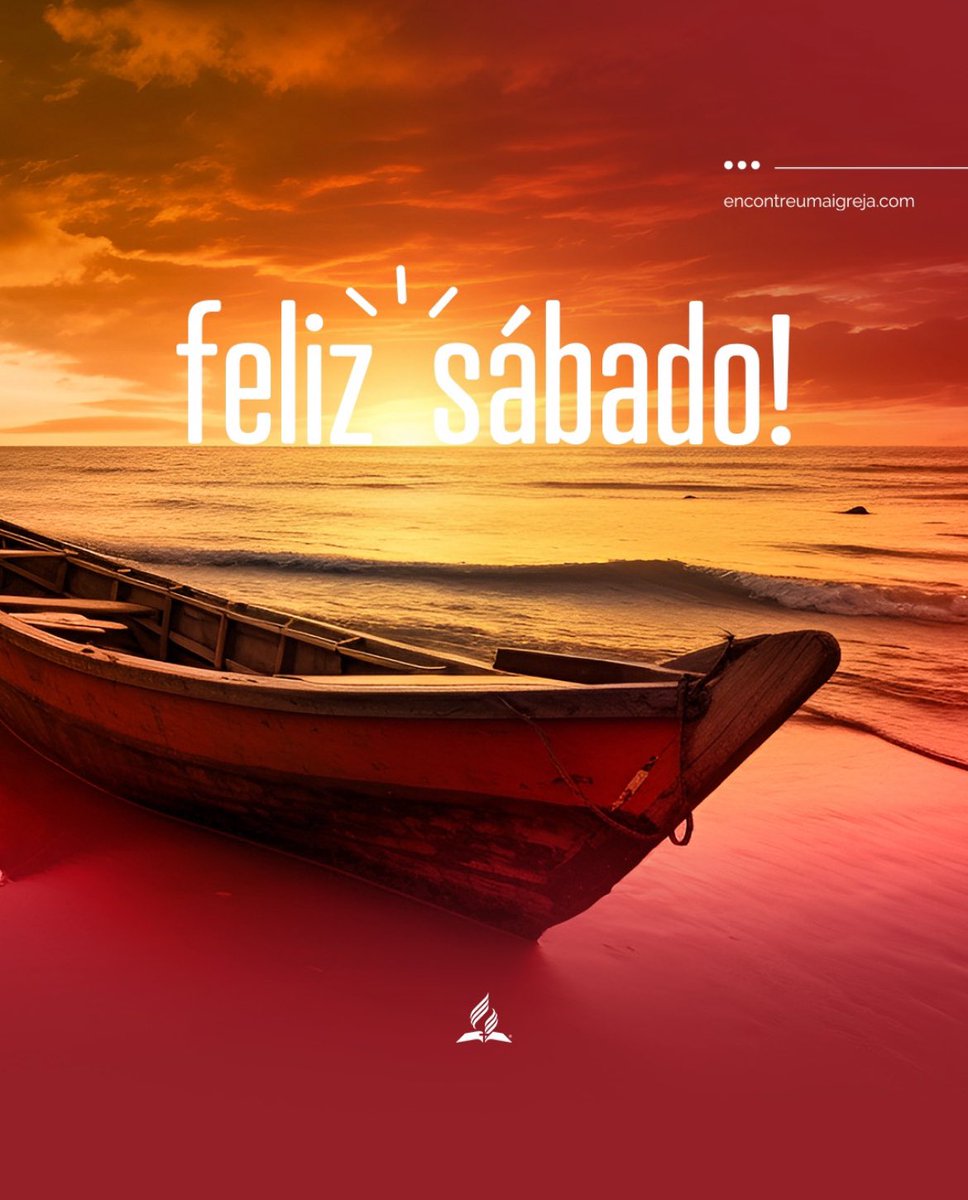 "Vocês têm seis dias na semana para fazer os trabalhos habituais, mas o sétimo dia é o sábado, o dia de descanso absoluto e de reunião sagrada. Não façam trabalho algum, pois é o sábado do Senhor e deve ser guardado onde quer que morarem” (Lev. 23:3).

Feliz Sábado!