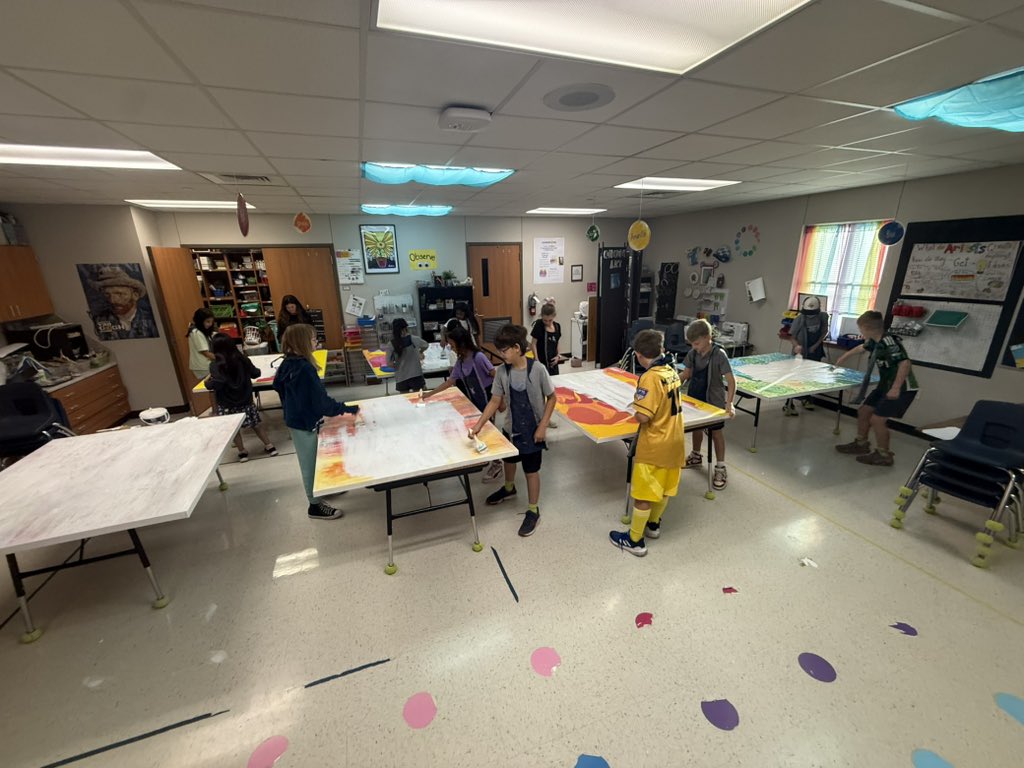 Michelle Riley (@rileyartroom) on Twitter photo Happy Friday, we ended the week with some freshly primed canvases for our cafeteria art refresh! Mark your calendars for the upcoming LISD Art Show on Saturday March 29th at Vandegrift High School from 10-1. All are invited! <a href="/LeanderISD/">Leander ISD</a> <a href="/LeanderFineArts/">Leander ISD Fine Arts</a> #greatnesswithin Happy Friday, we ended the week with some freshly primed canvases for our cafeteria art refresh! Mark your calendars for the upcoming LISD Art Show on Saturday March 29th at Vandegrift High School from 10-1. All are invited! <a href="/LeanderISD/">Leander ISD</a> <a href="/LeanderFineArts/">Leander ISD Fine Arts</a> #greatnesswithin