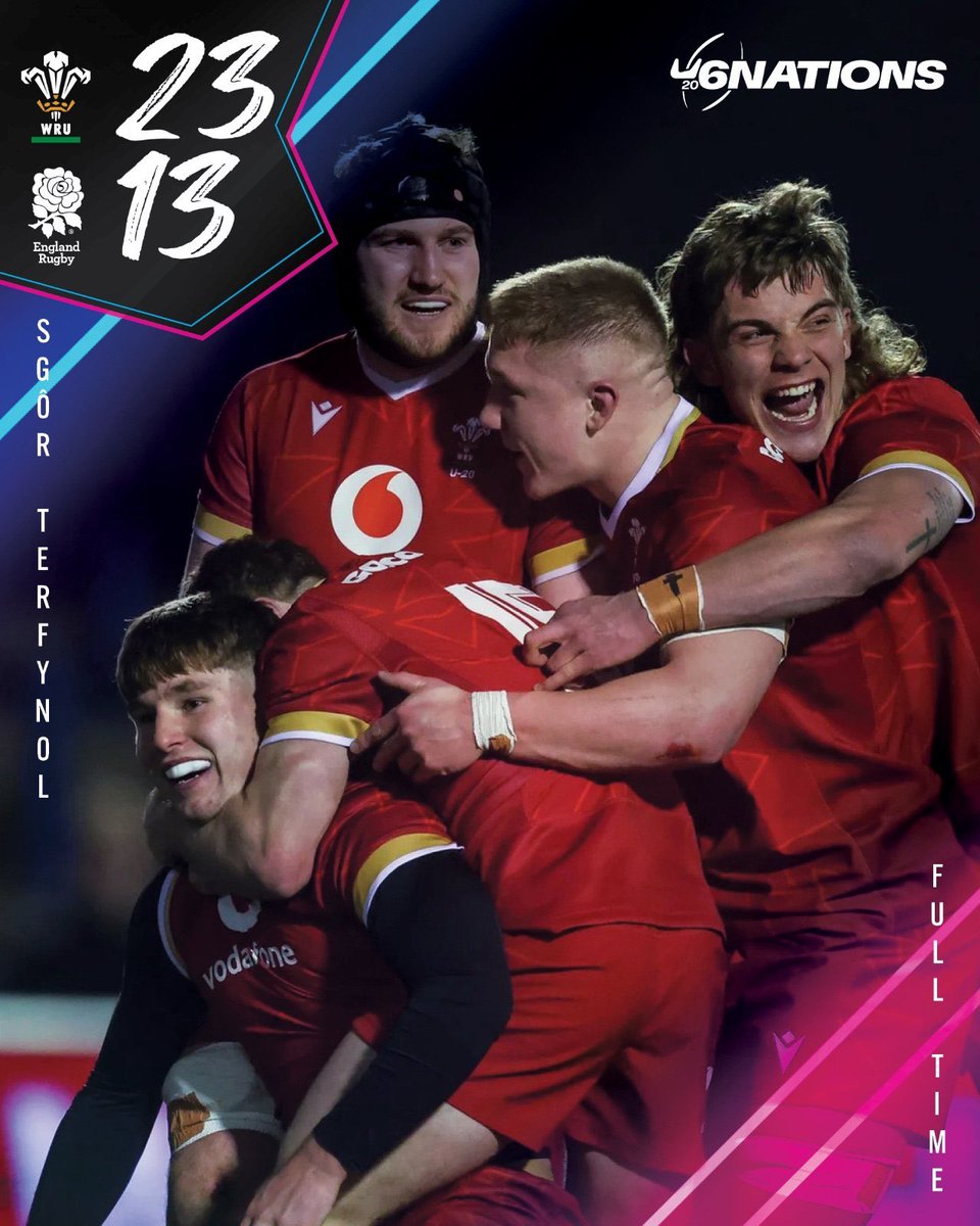 Caolan_Scully's tweet photo. Almost certainly gone under the radar here in Ireland, but the under-20 Six Nations went down to the wire again

Wales deny England a slam to all but hand the title to France

England hadn’t lost a game at the age grade since 2023… until now https://t.co/SbTdIFdnGr