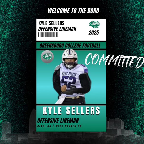 kyleSellers52's tweet photo. Committed 💯!!! @CoachJBurt @GCCoachTy @CoachWhitt72 @Coach_Lowman @GC_Pride_Fball @coach_card @weststokesfb #gopride https://t.co/HN5bhhC6HN