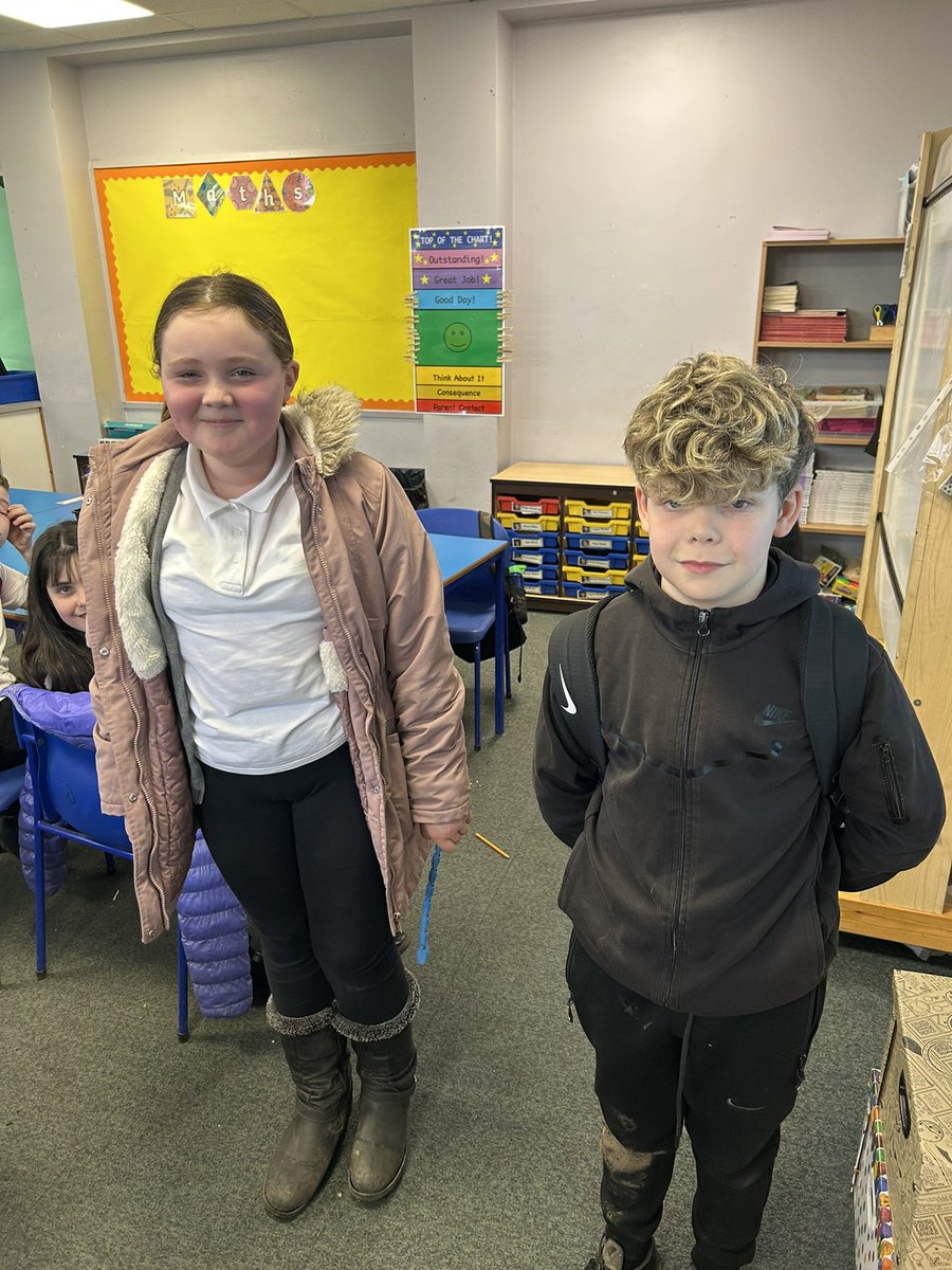 Well done to the class dojo winners this week!👏🏻👏🏻 An equal amount of points for hard work, a positive attitude and showing kindness towards their peers. ⭐  ⭐