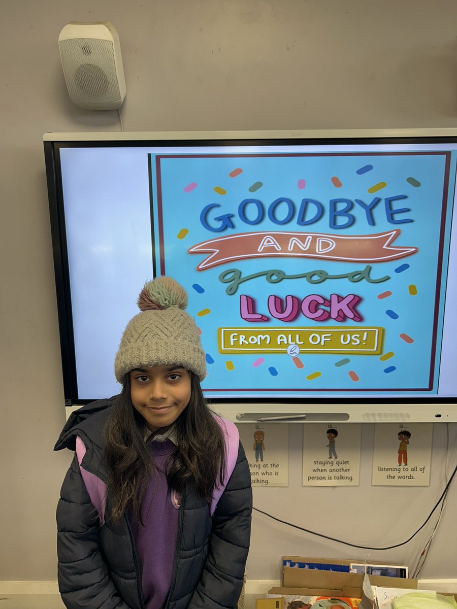 We will miss this kind, caring and hard working girl in P5Q. We wish you good luck and success in your new school!