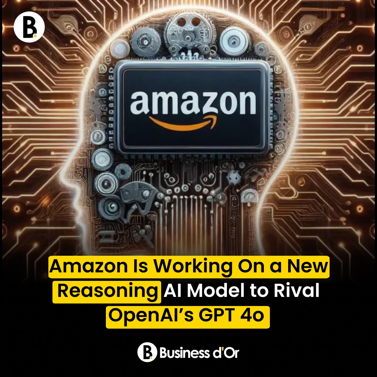 BusinessdOr's tweet image. Amazon is reportedly developing an advanced AI model with &quot;hybrid reasoning&quot; capabilities, aiming to compete with OpenAI’s 4o and DeepSeek’s R1. Expected to launch under the Nova brand, the model could debut as early as June.

@amazon 
#AmazonAI #NovaAI #businessdor