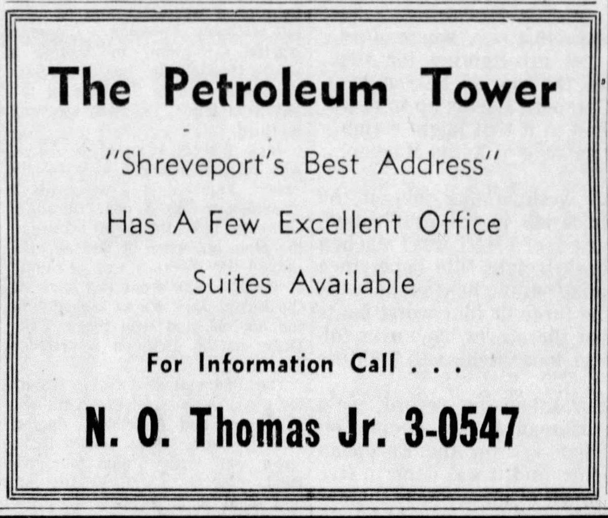 New Life For Petroleum Tower: $30 Million Redevelopment Investment Announced For Downtown Landmark

Learn more by visiting:  downtownshreveport.com/.../petroleum-…