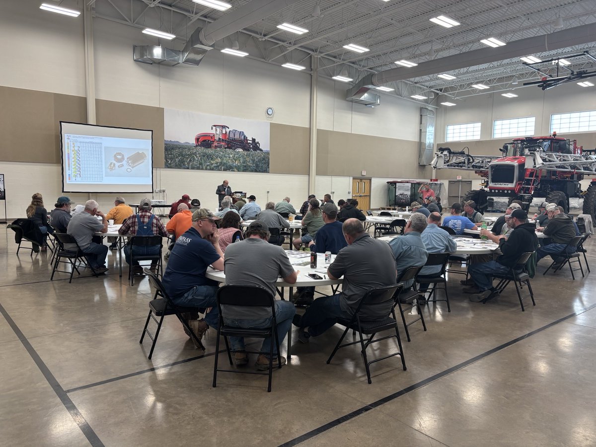 Today we proudly hosted the Quad County PARP Meeting in conjunction with Purdue University Extension.  We have hosted this event for a few years and always look forward to having everyone here.  🤝🏻
#ApacheSprayers