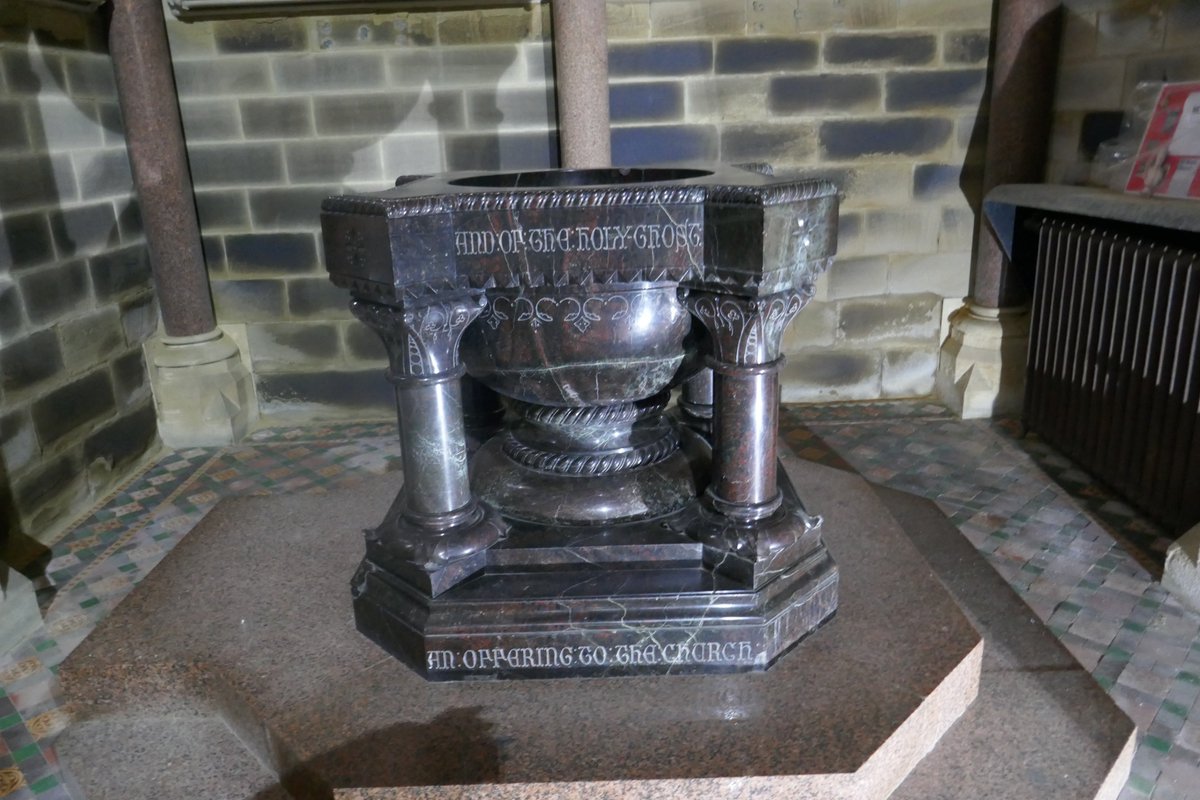 KWCook57's tweet photo. @todbooklady @CarolineIrwin3 @CathyRLowe @chartres_Fiona @churchartnature @PosyHill1 @StroudStory @bethenachannel @mutley7781 Another #FontsOnFriday GGS effort. All Souls #Boothtown https://t.co/qumyoBr32Y