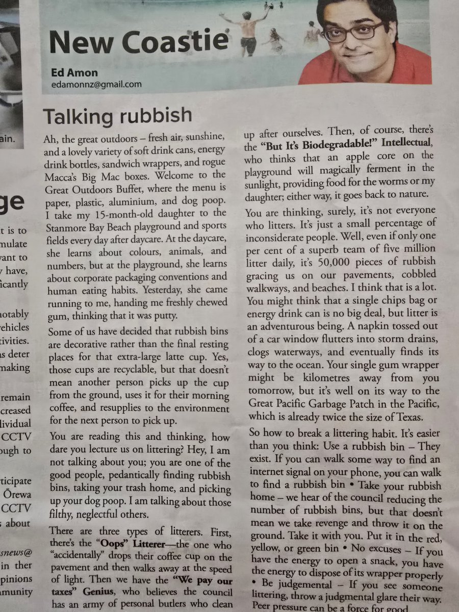 Which type of litterer are you?
My latest column in my local paper

<a href="/LocalMattersNZ/">Localmatters</a>

localmatters.co.nz/opinion/new-co…